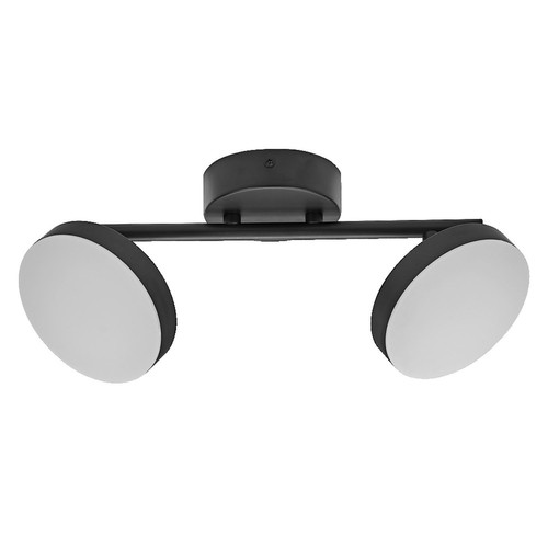 Plafoniera led nera - nera, osram